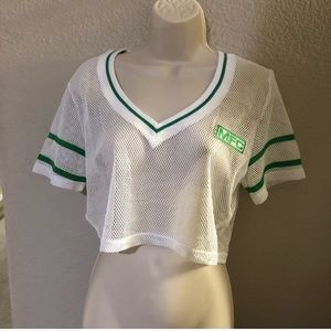 MFC MYFREECAMS jersey crop top medium